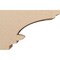 Ekena Millwork 10"W x 30"D x 20"H Classic Diane Rough Cedar Woodgrain TimberThane Corbel, Primed Tan CORUR10X30X20DIARCPR - alternate 5